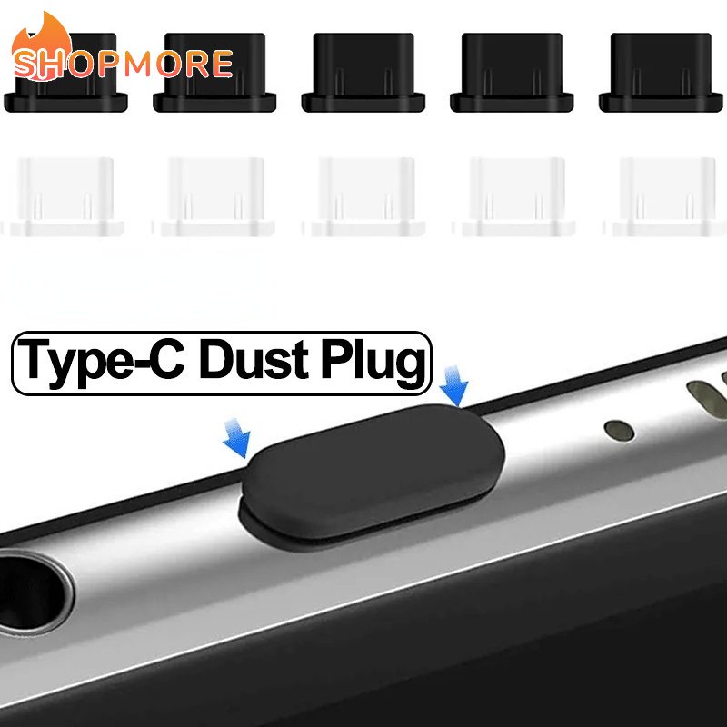 Nút Silicon Bịt Cổng Sạc / Cổng USB Type-C Chống Bụi Cho Điện Thoại