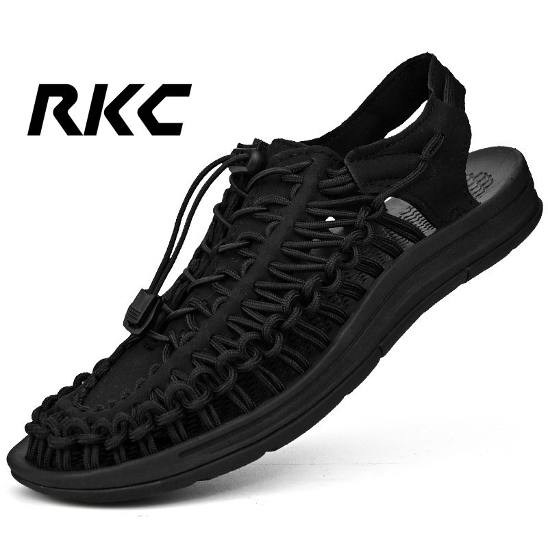 Giày Sandal Dệt Tay Nhiều Màu Sắc HZFMS0241