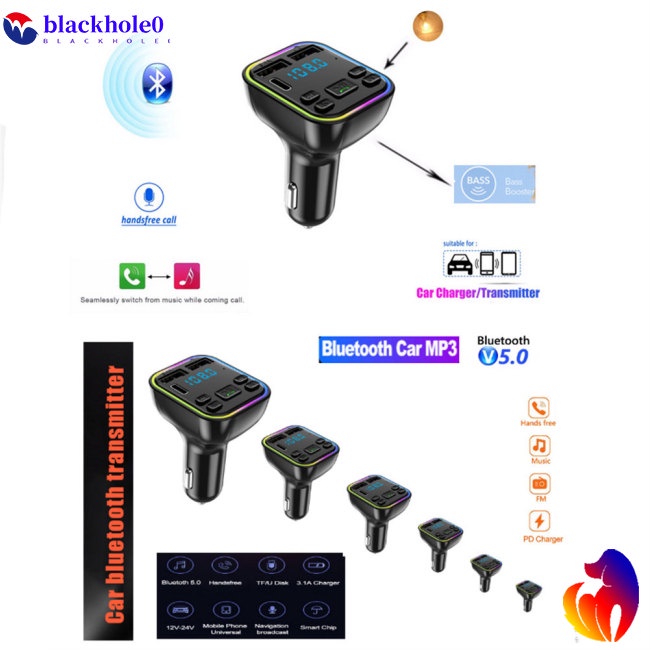 Tẩu Sạc Hai Cổng Usb 3.1a Kiêm Máy Nghe Nhạc Mp3 Và Đài FM Hỗ Trợ Thẻ Nhớ Tf Dùng Trong Xe Hơi