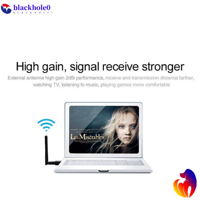Ăng Ten Thu Sóng Wifi Không Dây Usb Rtl8188 Mt7601 150m Thẻ