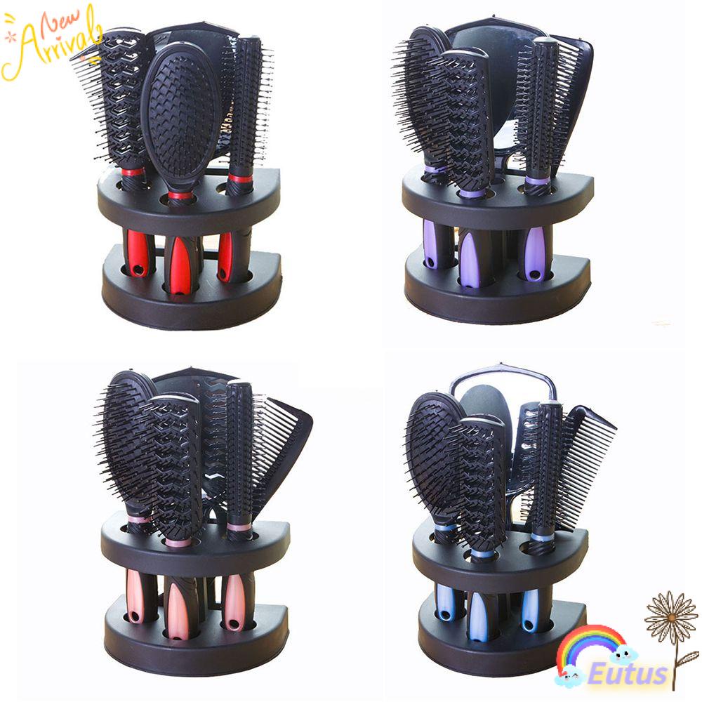 Set 5 Lược Chải Tóc Massage Tạo Kiểu Tóc Cho Nam Nữ