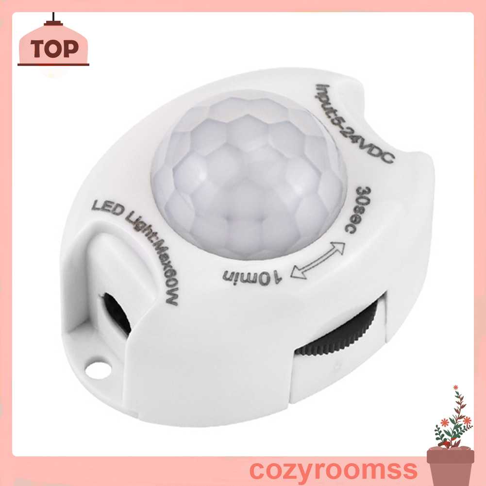 Công Tắc Cảm Biến Chuyển Động DC 5-24V 3A PIR Dành Cho Đèn LED Dây Tủ Quần Áo