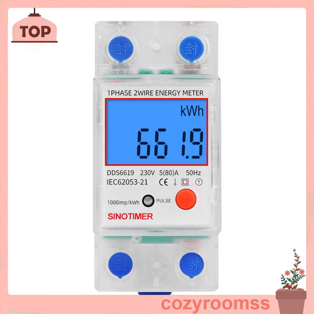 Thiết Bị Đo Năng Lượng Điện Tử Màn Hình LCD