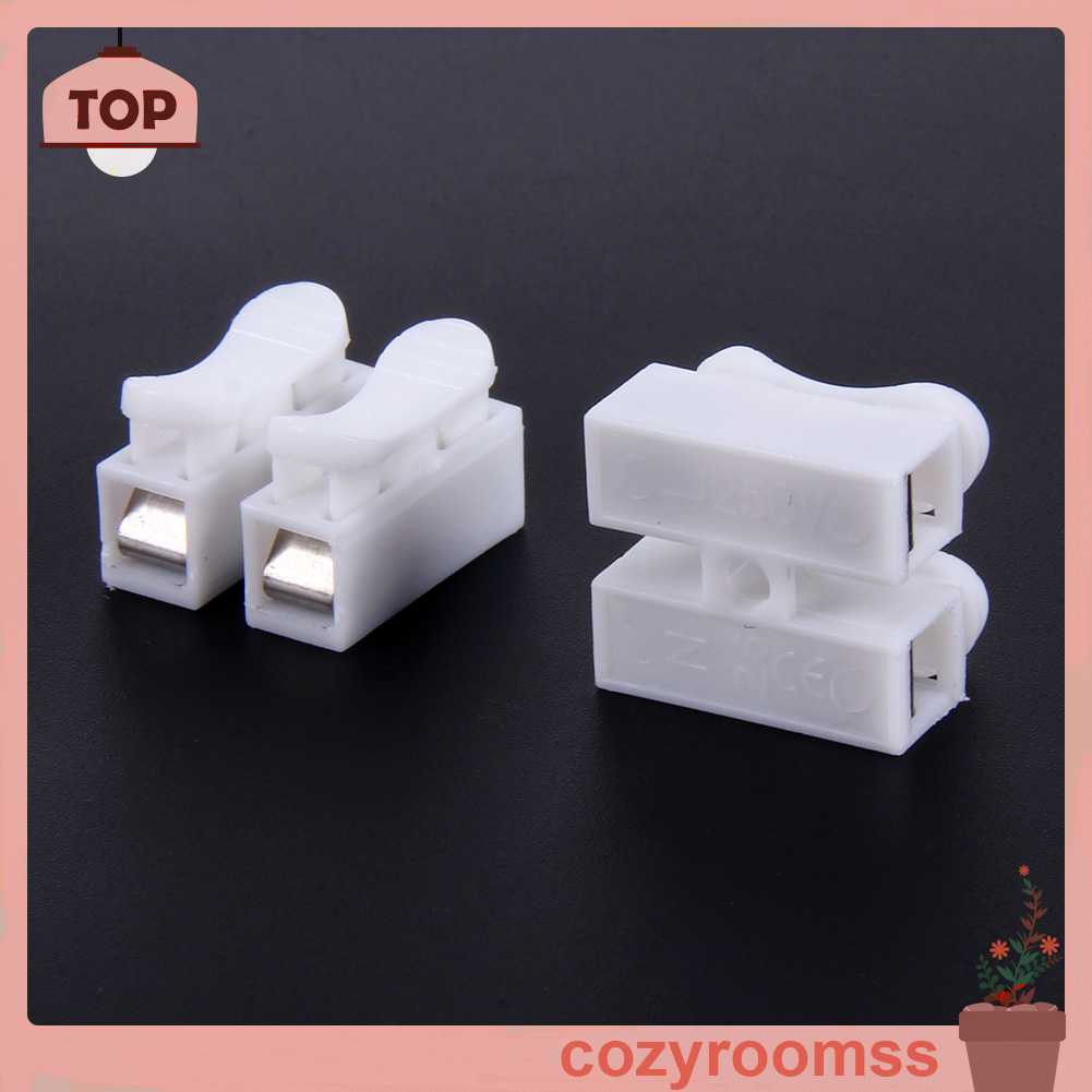 Set 50 Khối Đấu Nối Dây Điện Gia Dụng 250V / 10A 2P CH2