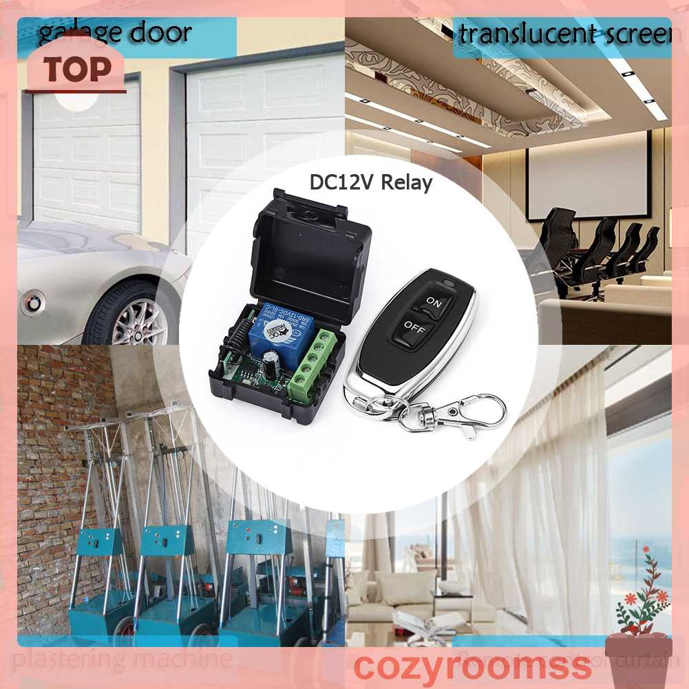 Bộ Điều Khiển Công Tắc Cửa Garage Không Dây DC12V 1CH RF