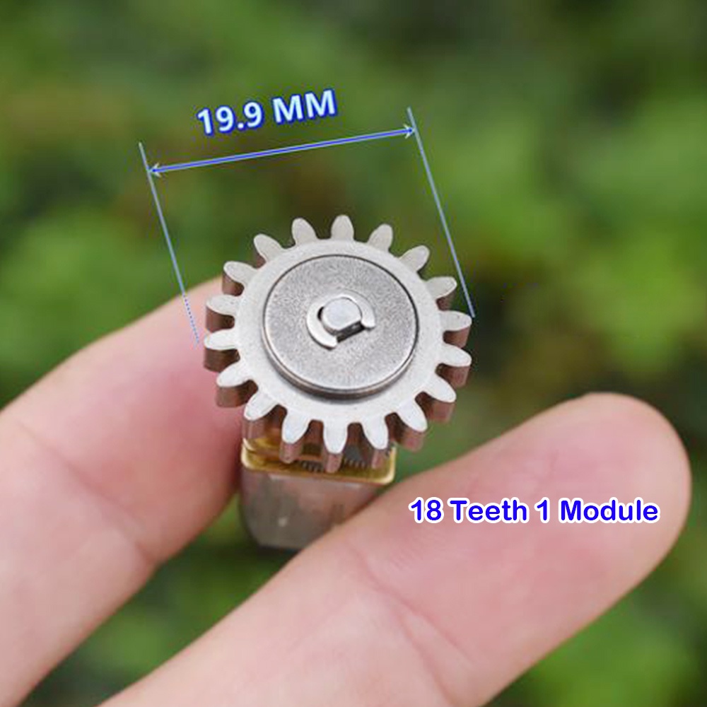 Mô Tơ Bánh Răng Kim Loại DC 3-6V N20 Tỉ Lệ 1: 212 48RPM-96RPM Cho Xe Điều Khiển Từ Xa