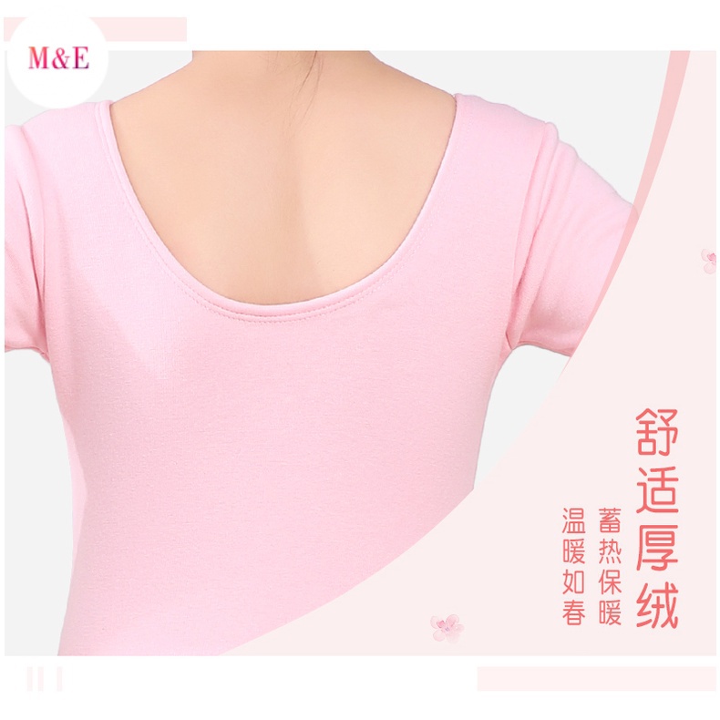 Bộ Trang Phục Múa Một Mảnh Tay Dài Lót Lông Cừu Dày Dặn Phong Cách Trung Hoa Thời Trang Thu Đông 2023 Mới Cho Bé Gái