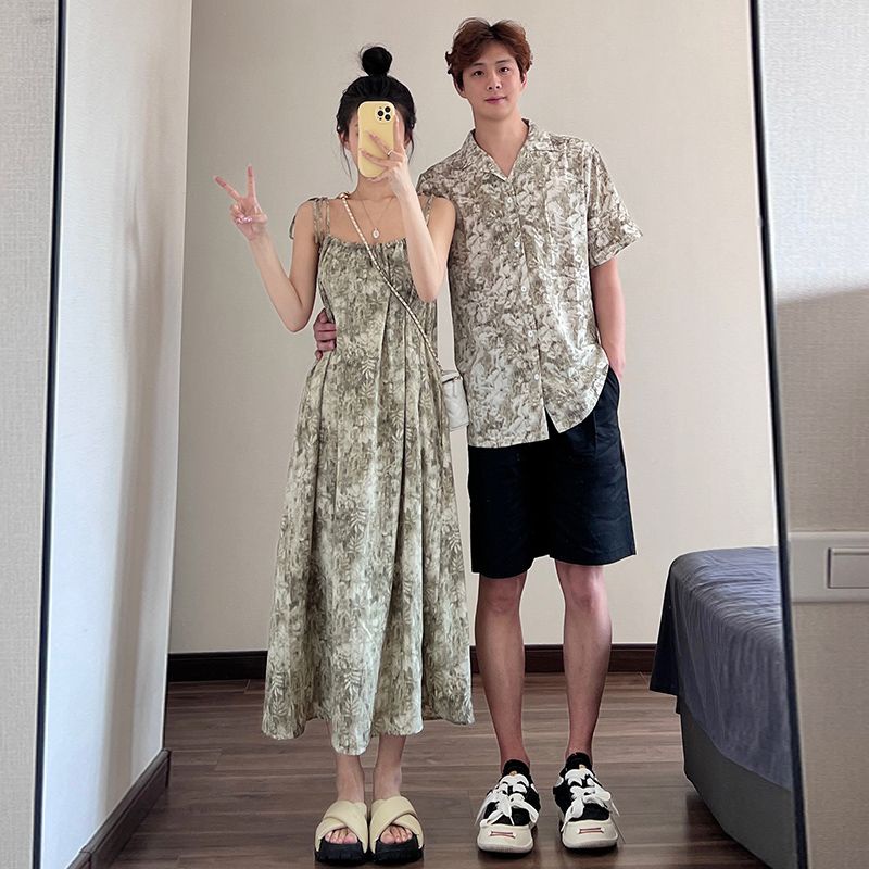 Áo Sơ Mi Một Mảnh Thời Trang Đi Biển 2023 6.25 Dành Cho Cặp Đôi