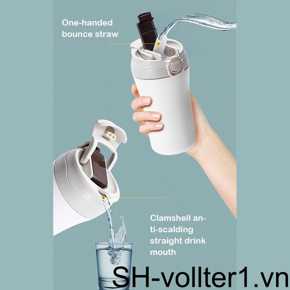Bình Nước Giữ Nhiệt Bằng Thép Không Gỉ Có Nắp Đậy Chống Rò Rỉ