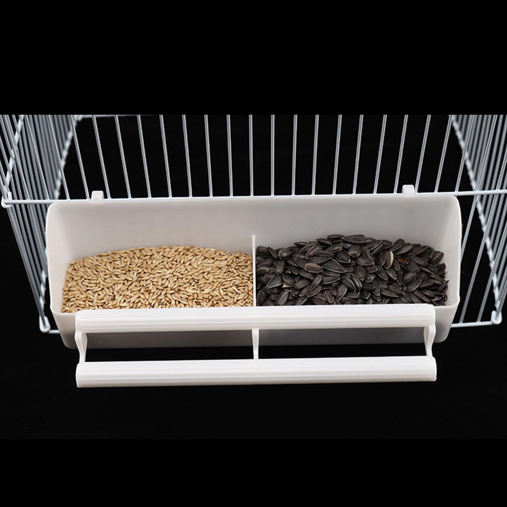 Tô Đựng Thức Ăn / Nước Uống Bằng Nhựa Treo Lồng Chim Vẹt