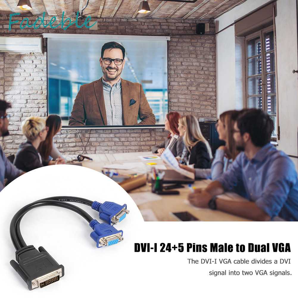 Cáp ChuyểN DVI-I 24 + 5 Pin Sang VGA