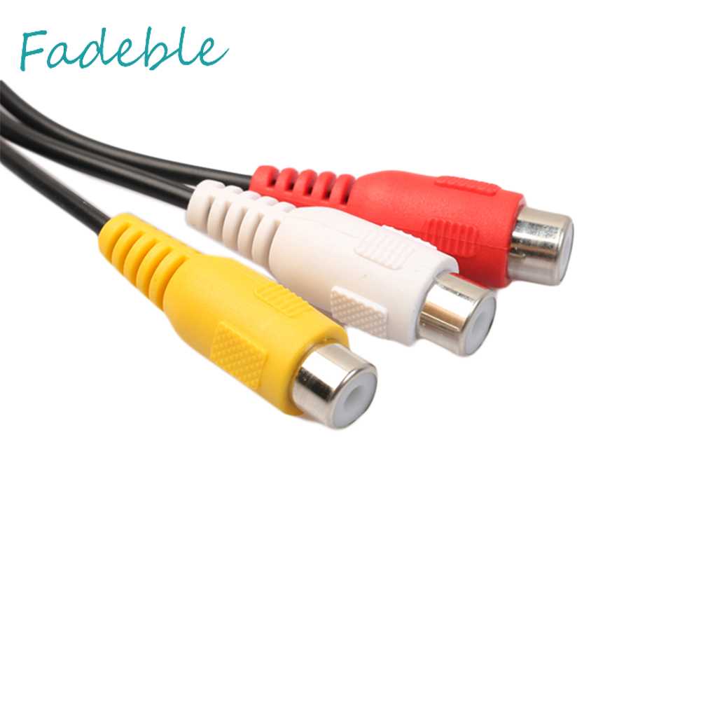 Cáp ChuyểN ĐổI 4 Pin S-Video Sang 3 RCA 28Cm / 11 Inch Cho Laptop