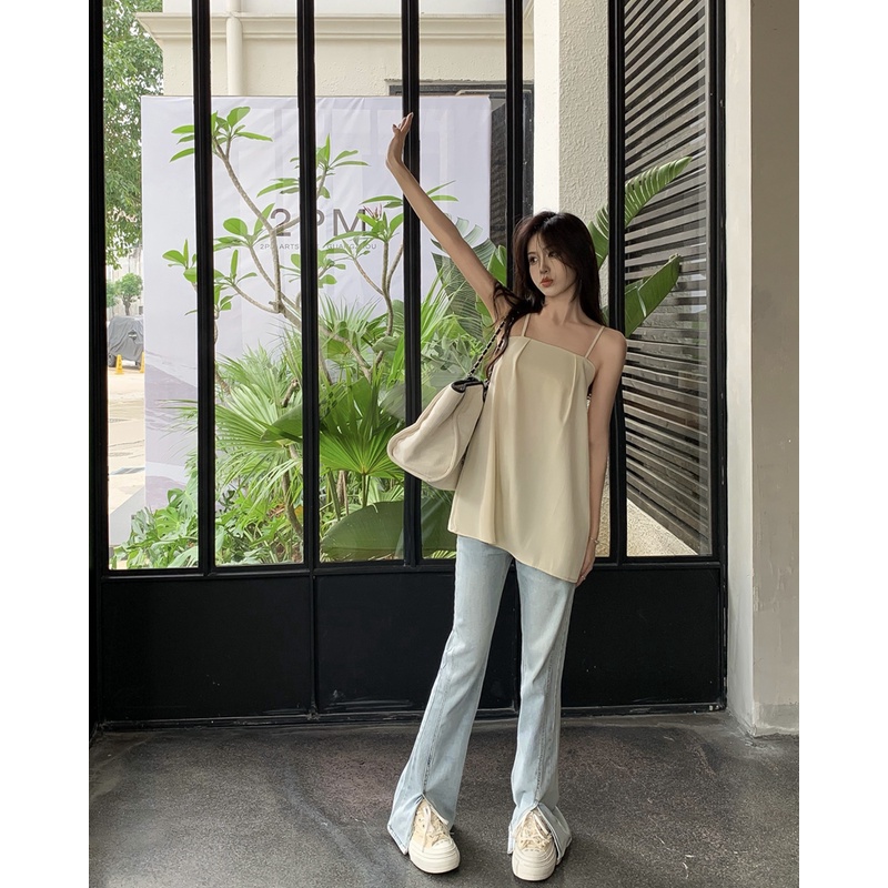 Áo Sơ Mi Không Tay Rộng Rãi Mùa Hè Mới Dành Cho Nữ