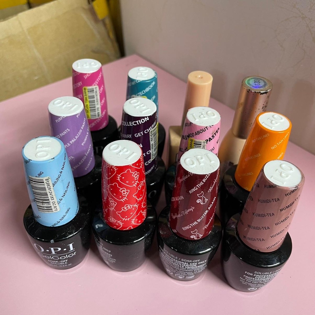 Combo 12 chai sơn dành cho học viên nail- các mã sơn lẻ không trùng màu