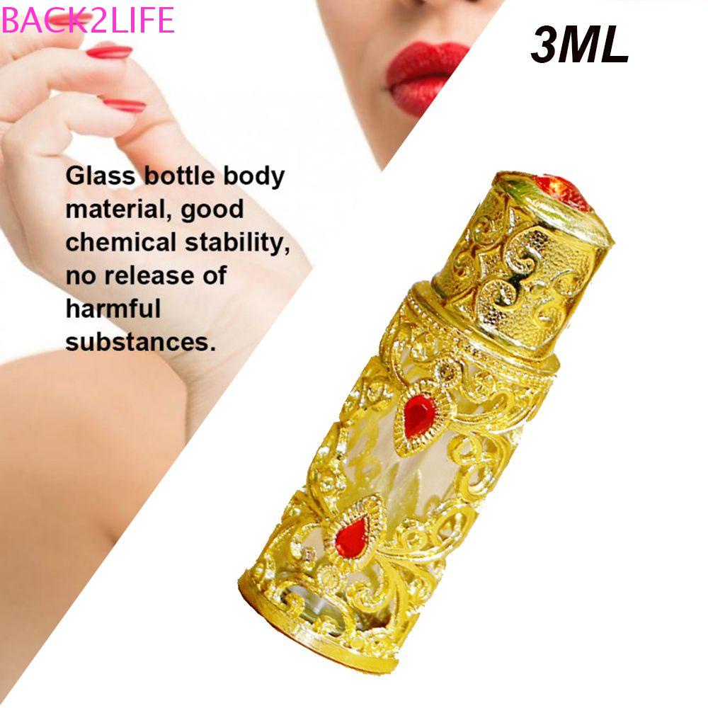 Back2lilife Chai Nhỏ Giọt Bằng Hợp Kim Dùng Đựng Tinh Dầu Phong Cách Ả Rập