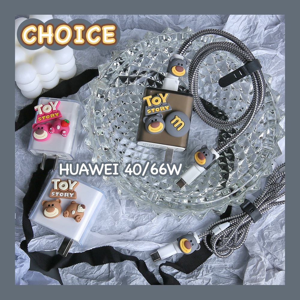 Ốp Điện Thoại TPU Hình Gấu Dâu Tây Cho huawei P30 / P40 / mate20 / mate30 / mate40 40w