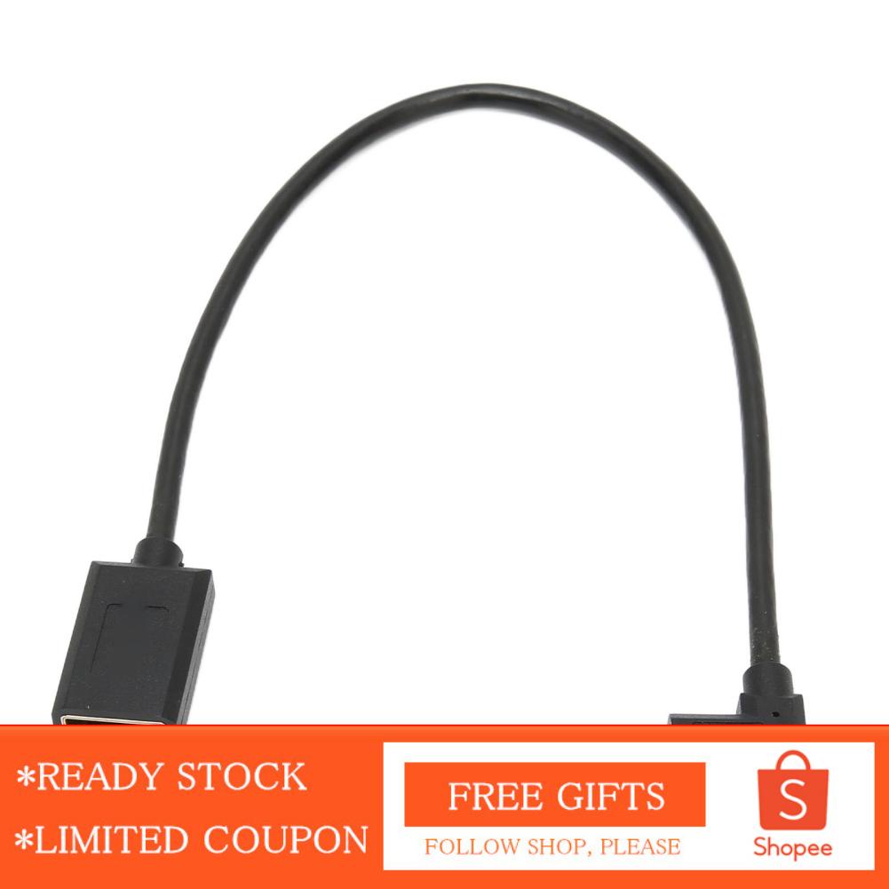 Alwaysonline 8K HD Multimedia Interface Cable  Right Elbow 24K Gold Plated Micro for Tablet