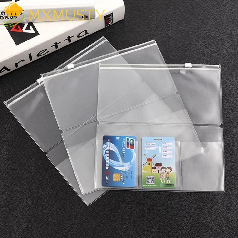 Túi Đựng Thẻ Bằng PVC Có Khóa Kéo Tiện Dụng Cho Midori Du Lịch