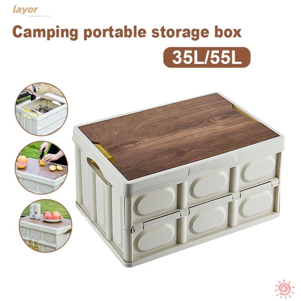 Hộp Đựng Đồ Cắm Trại Ngoài Trời Sức Chứa Lớn 35 / 55L