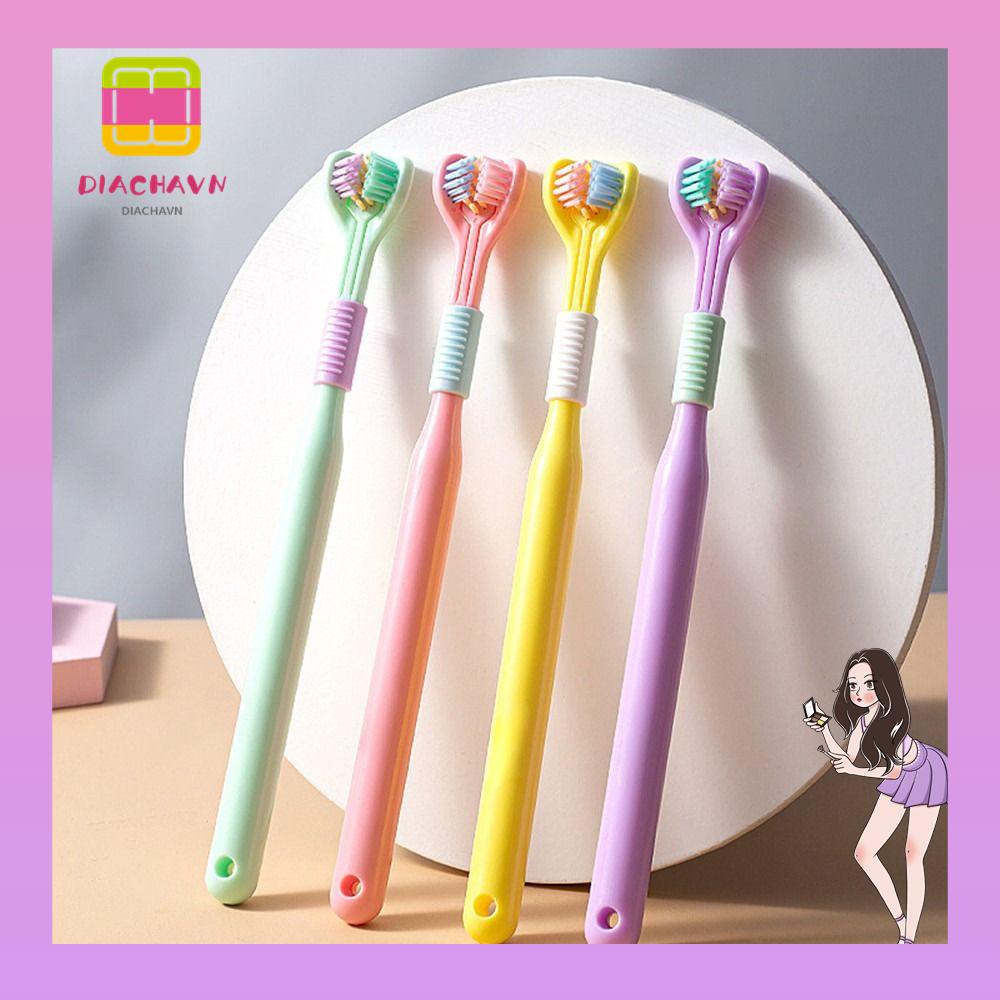 Bàn Chải Đánh Răng 3 Mặt Thoải Mái Chăm Sóc Răng Miệng Cho Người Lớn Và Trẻ Em