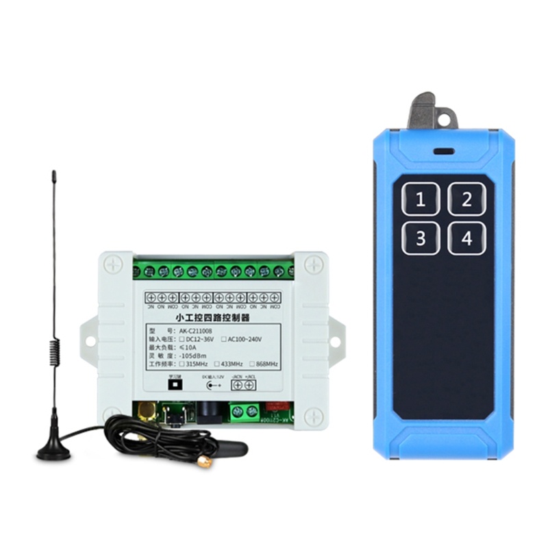 Bộ Công Tắc Điều Khiển Từ Xa Không Dây 315mhz 433mhz RF DC 12V-36V