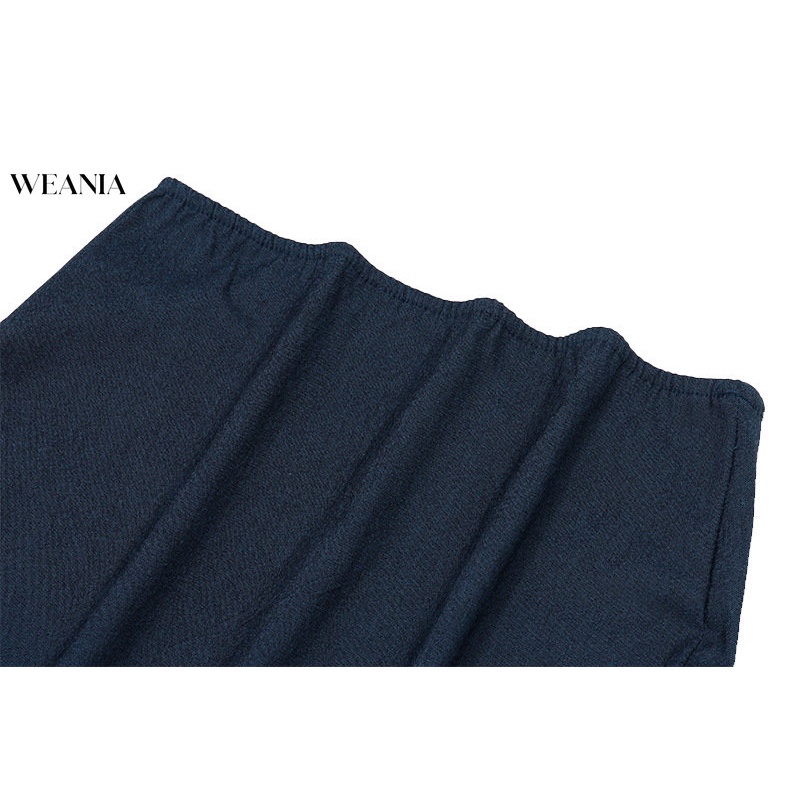 Weania Đầm Dây Hở Vai Phong Cách Ins Cho Nữ
