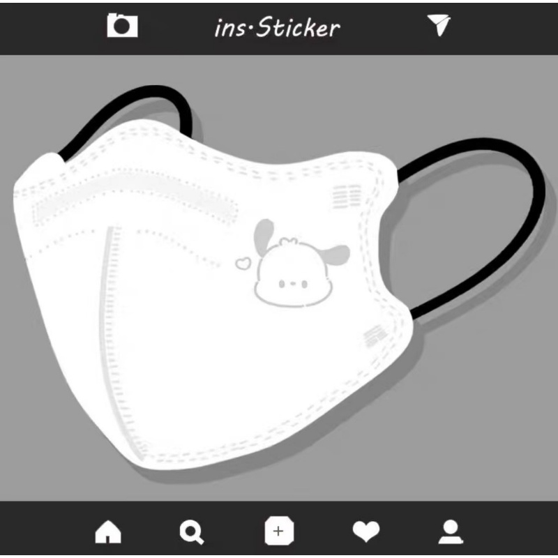 Khẩu Trang Bảo Vệ In Hình Chó Dailu Yugui 3D Thời Trang Cho Người Lớn