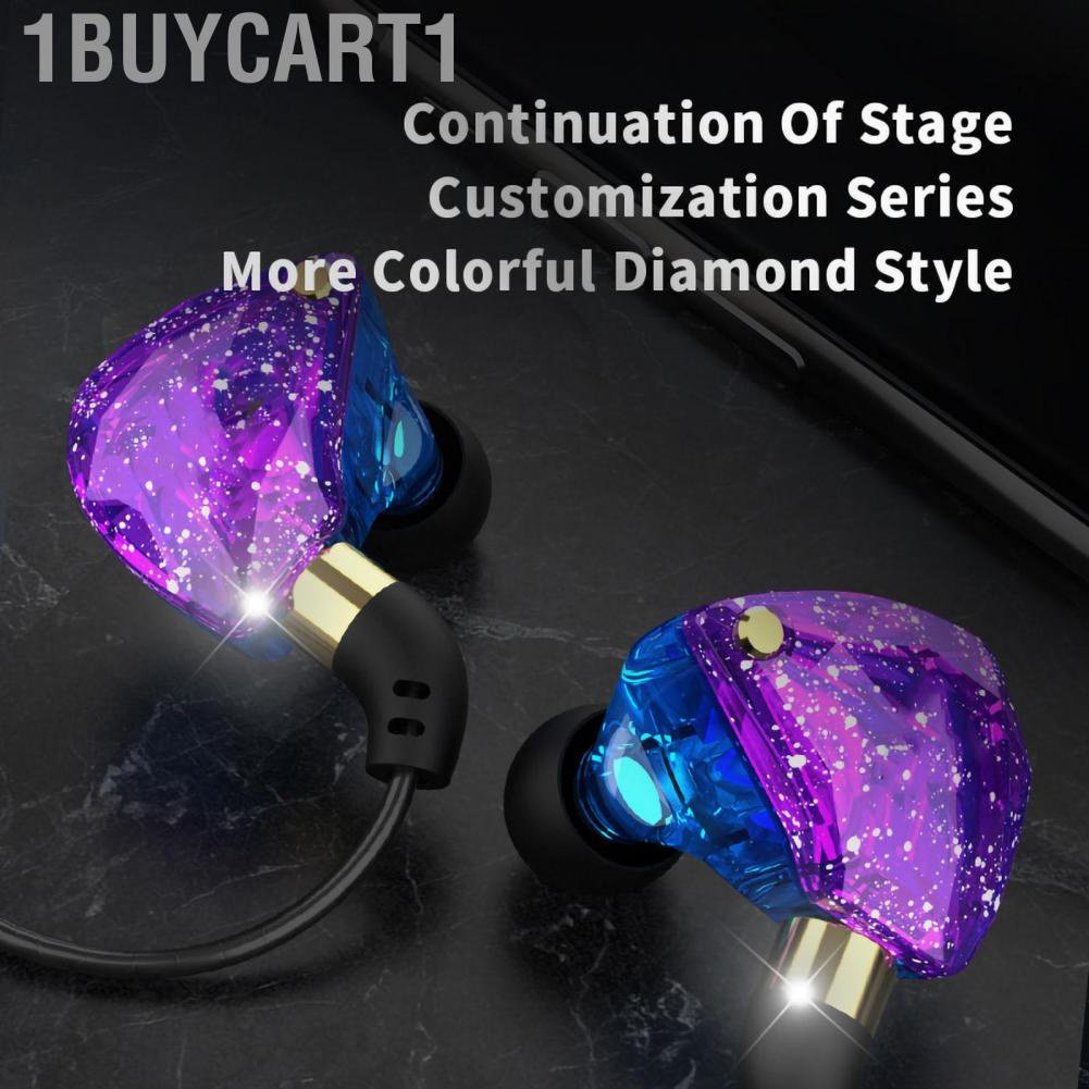 1buycart1 In Ear  3.5mm Socket Mega Bass in Type Control By Wire Headphones with Mic