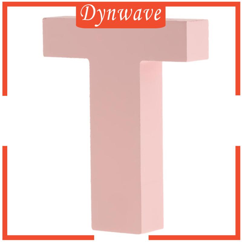 Bộ 26 Chữ Cái Bằng Gỗ Màu Hồng Treo Tường Trang Trí