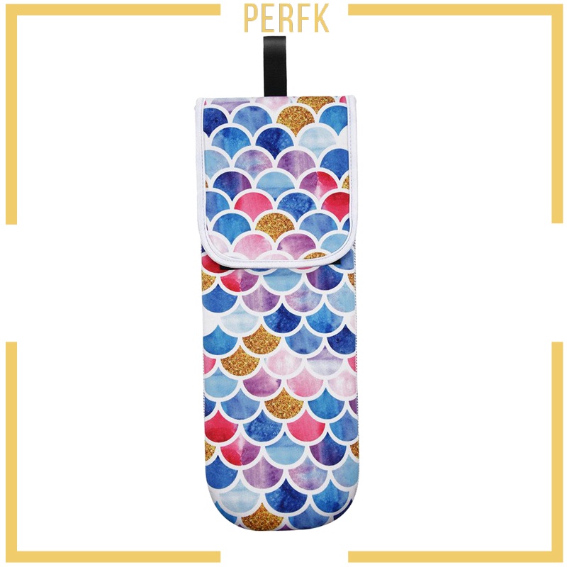 Vỏ Bọc Giá Đỡ Máy Uốn Tóc Chống Nóng Màu Xanh Lá