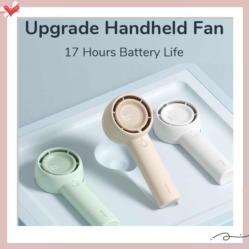 Quạt Mini Cầm Tay Không Cánh 3 Tốc Độ Kèm Sạc Tiện Dụng Cho Mùa Hè