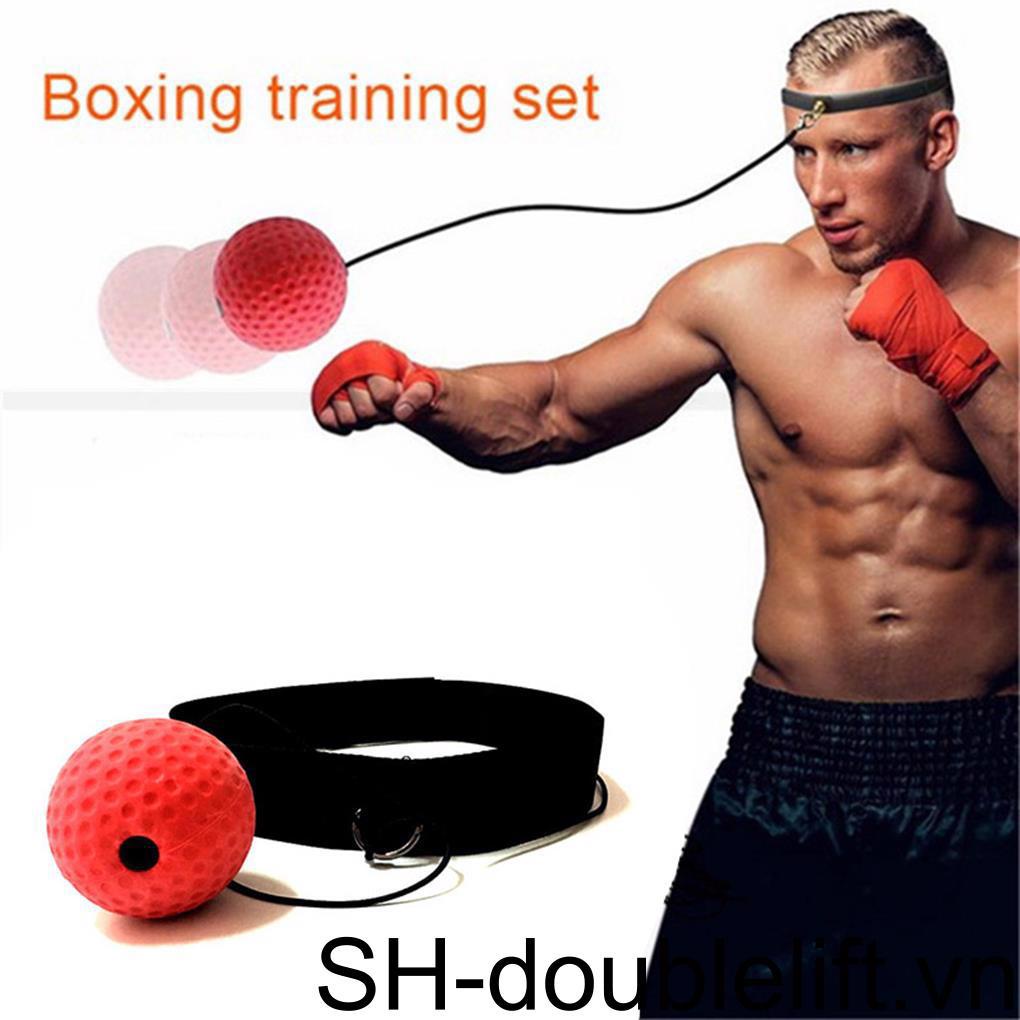 Bóng Phản Xạ Kèm Băng Đô Đeo Trán Tập Boxing Tiện Dụng