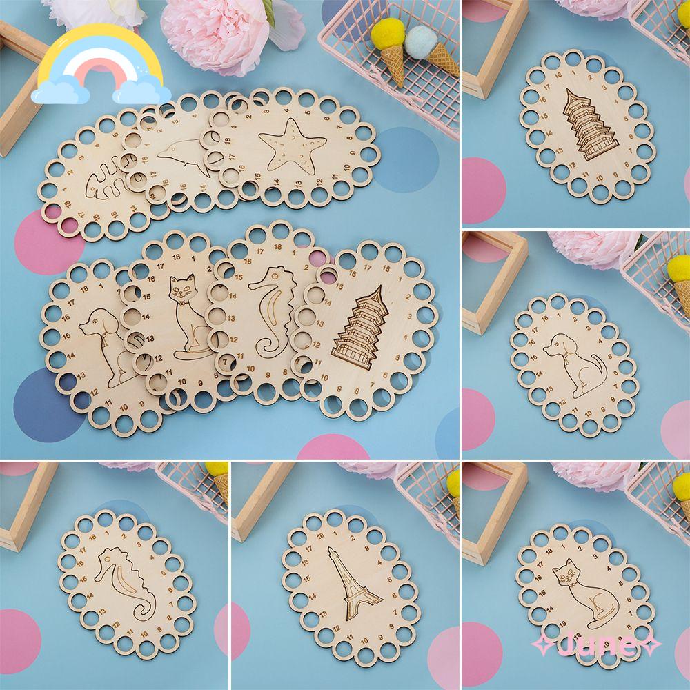 Dụng Cụ Sắp Xếp Chỉ Thêu Chữ Thập Bằng Gỗ DIY