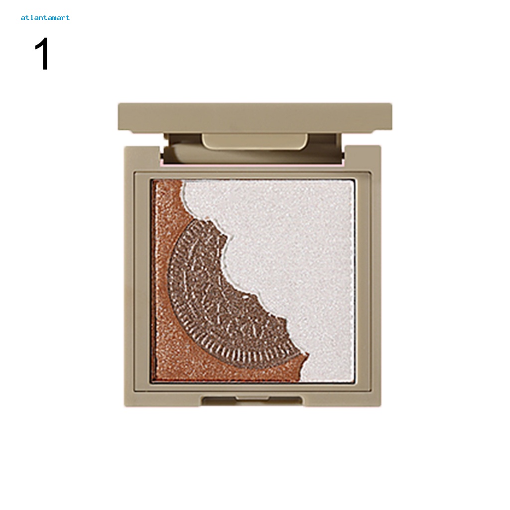 Túi Đựng Đồ Dùng Cao Cấp Tiện Dụng| Bảng Phấn Mắt 4.5g Chống Thấm Nước Với Thiết Kế Vỏ Ngoài Hình Bánh Quy Độc Đáo