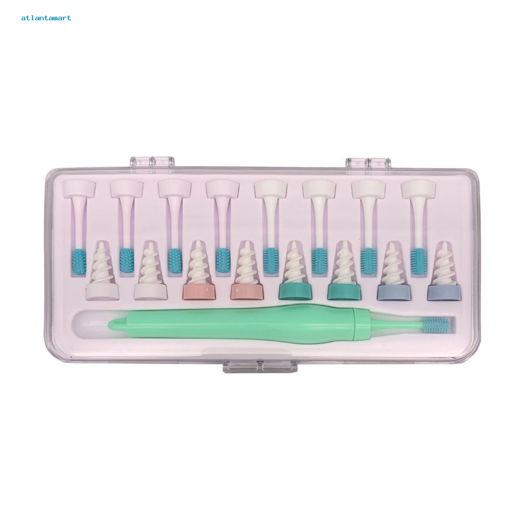 Túi Đựng Đồ Dùng Cao Cấp Tiện Dụng| 1 Bộ Dụng Cụ Lấy Ráy Tai Bằng Silicone ABS Cho Người Lớn