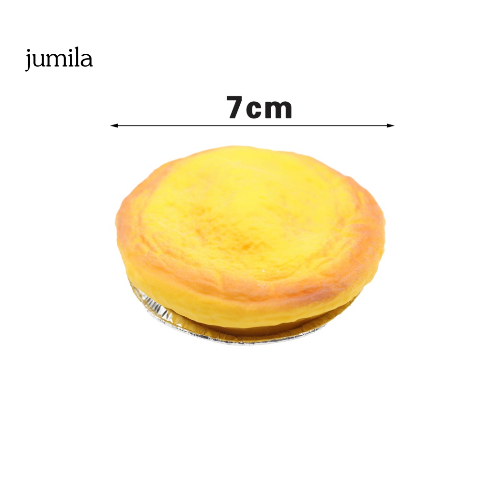 [JU] Đồ Chơi Bánh Tart Giả Mềm Mại Phục Hồi Nhanh Trang Trí Món Tráng Miệng Cho Cặp Đôi Yêu Thích Thực Sự