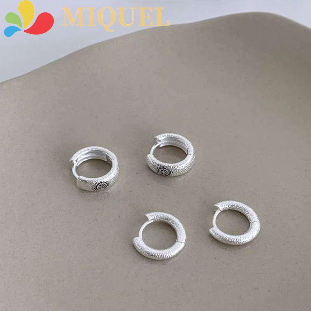 Bông Tai Hình Tròn Bằng Đồng Phong Cách Hàn Quốc Thời Trang Cho Nữ