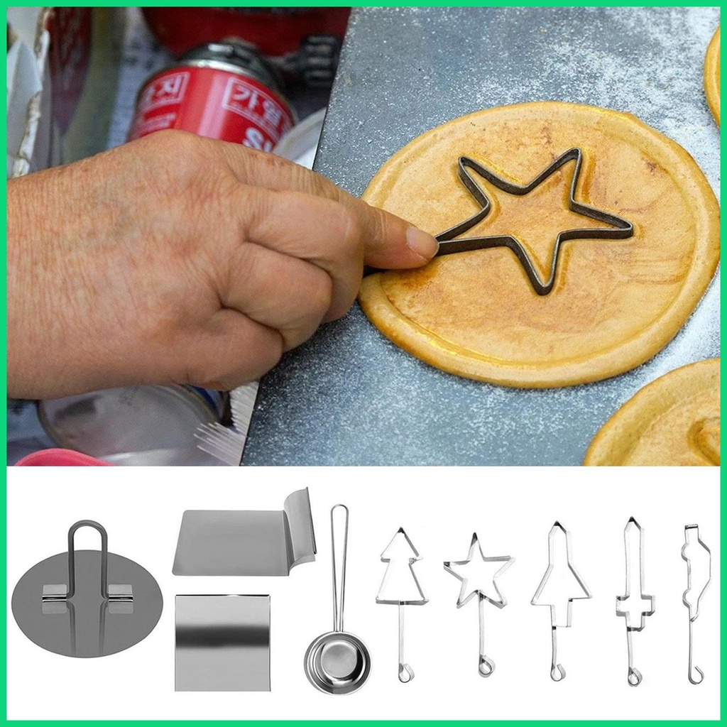 Bộ 9 Dụng Cụ Cắt Bánh Quy Hình Hoa / Corrode Mềm Mại Siêu Bền Tiện Dụng Cho Bé DIY