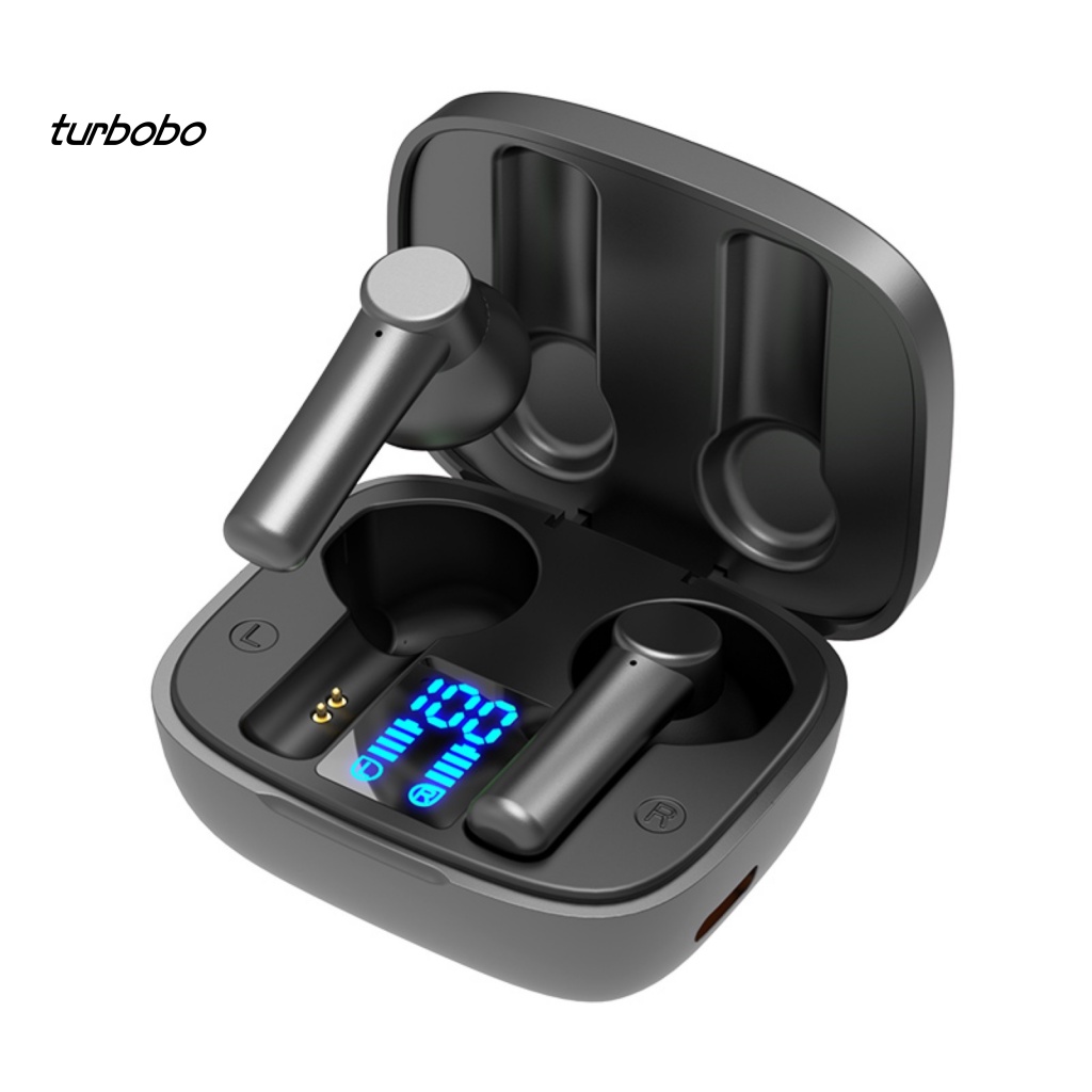 1 Cặp Tai Nghe Bluetooth 5.0 Không Dây LB-8 Mini Màn Hình LED