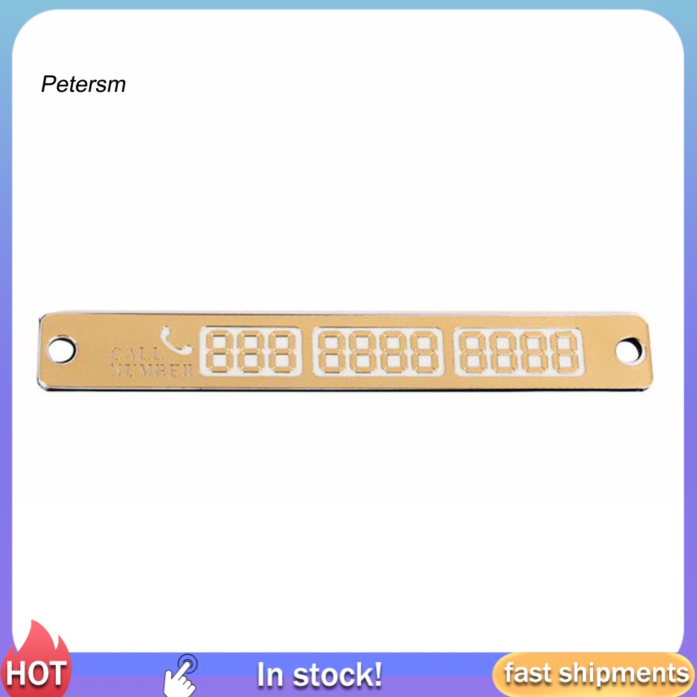 Thẻ Đậu Xe Tạm Thời Để Lại Số Điện Thoại Tiện Lợi