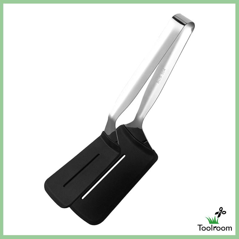 Kẹp Gắp Thịt Làm Bánh Hamburger Bằng Silicone Và Thép Không Gỉ