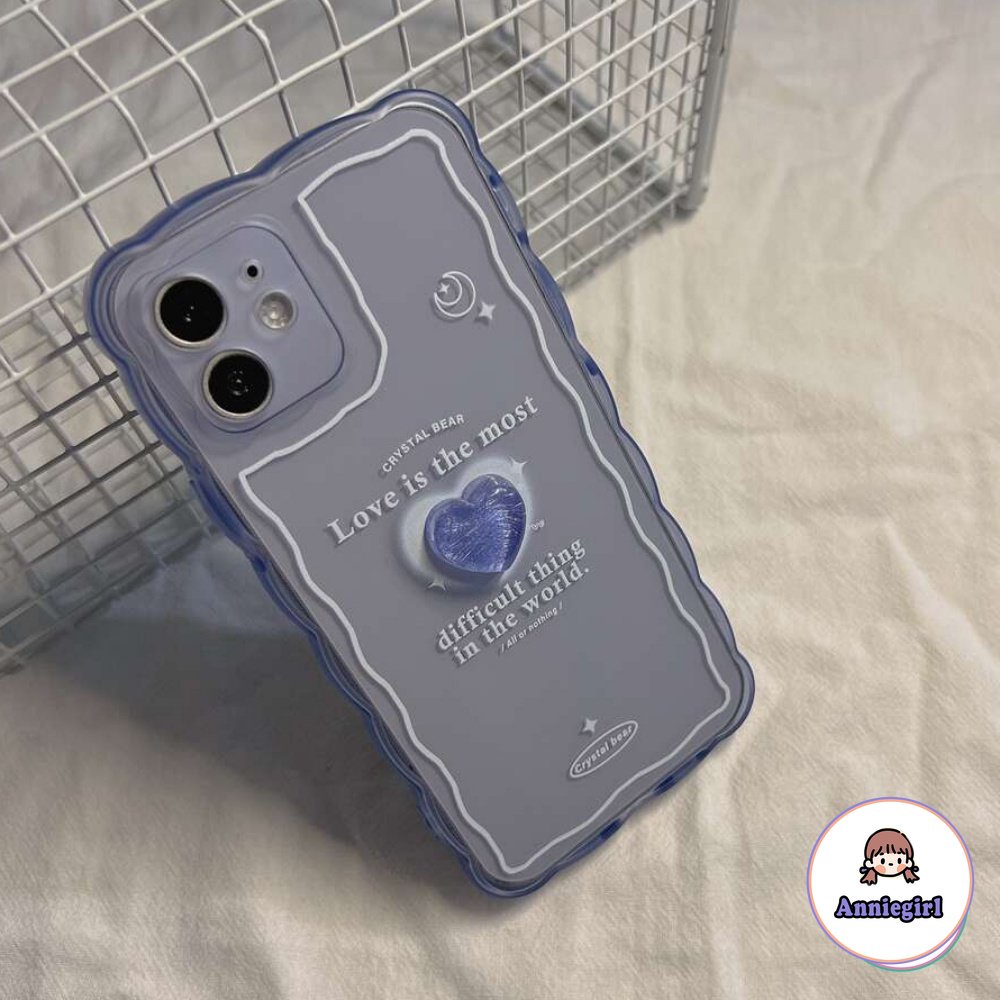 Ốp Điện Thoại TPU Mềm Pha Lê Họa Tiết Trái Tim 3D Cho IPhone 11 14 Pro Max 13 Pro Max 12 IPhone X XS XR 7 8 Plus