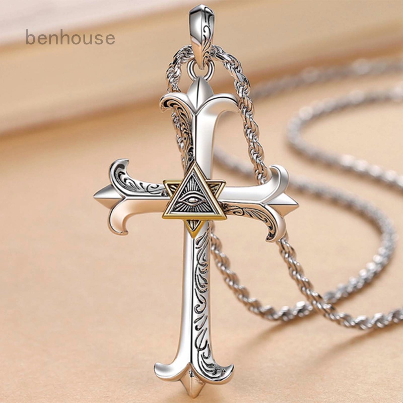 Vòng cổ Hình Thánh Giá Phong Cách Hip Hop Thời Trang