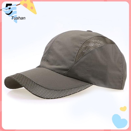 Mũ Lưỡi Trai Phối Lưới Mau Khô Có Thể Điều Chỉnh Kích Thước Phong Cách Unisex