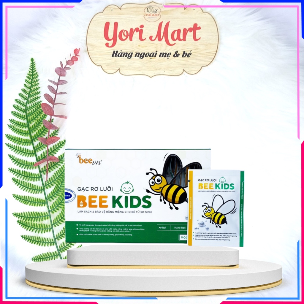 Gạc rơ lưỡi Bee Kids