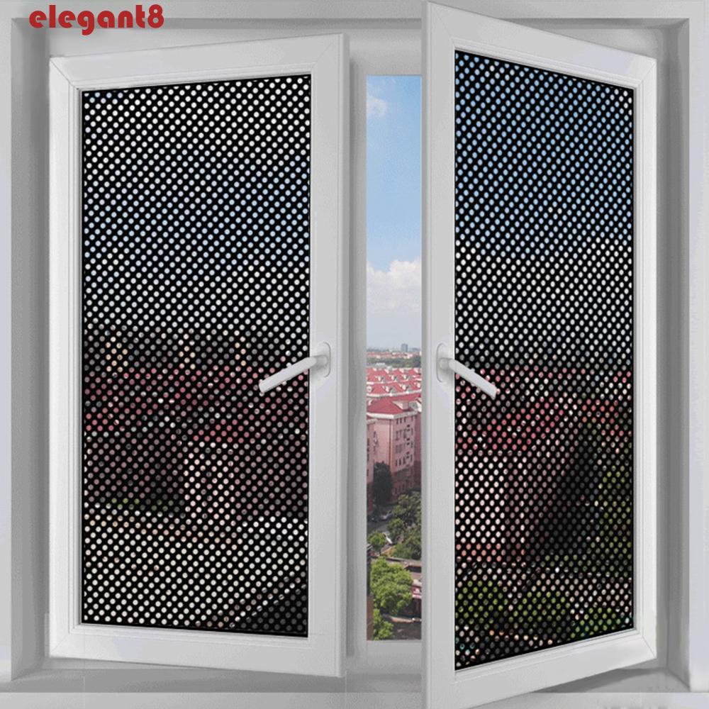 Miếng Dán Cửa Kính Dạng Lưới Chống Tia UV Bảo Vệ Sự Riêng Tư