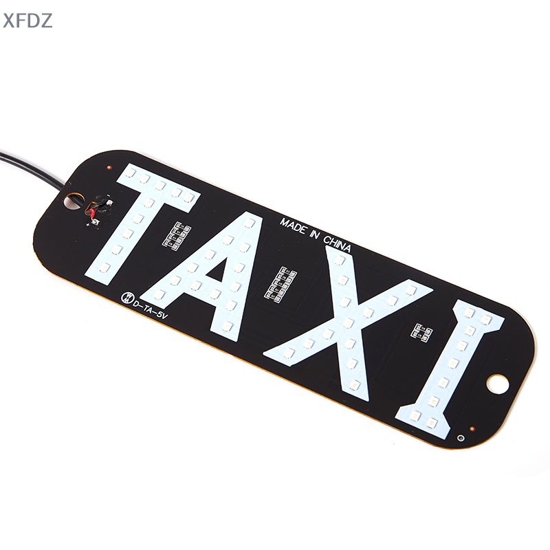 Bảng Đèn LED 12V Chữ Taxi Năng Lượng Cab Có Công Tắc Cho Xe Hơi