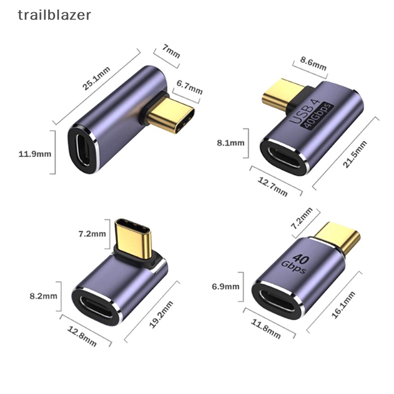 Bộ Chuyển Đổi Dữ Liệu OTG USB4.0 40Gbps Thunderbolt3 8K @ 60Hz 100W 5A USB C Sang Type C Cho Macbook UIO