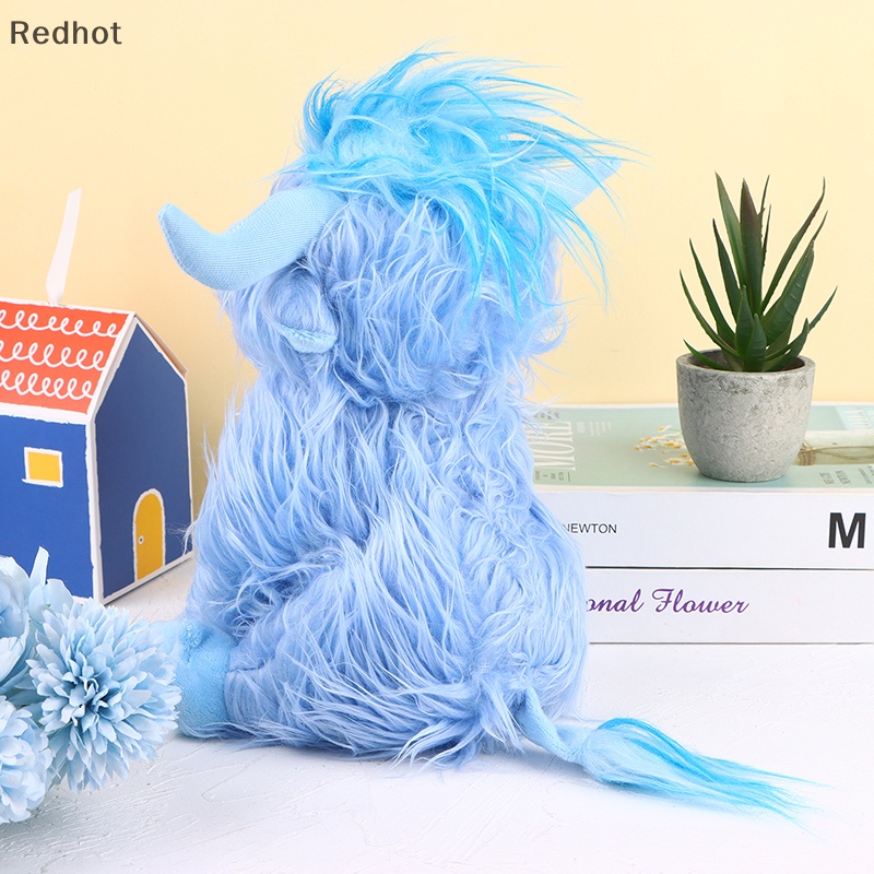 &lt; Redhot &gt; Đồ chơi nhồi bông Bò Cao 25cm Mềm Mại Trang Trí Nhà Cửa