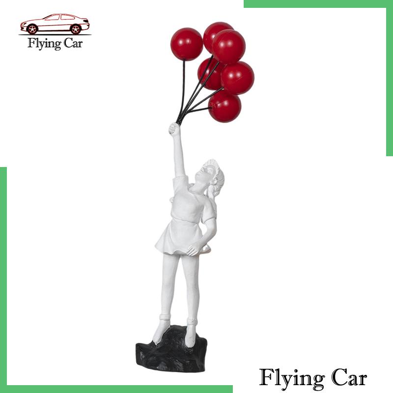 Mô Hình Cô Gái Bằng Nhựa Resin Thủ Công Dùng Trang Trí Phòng / Kệ Sách 2